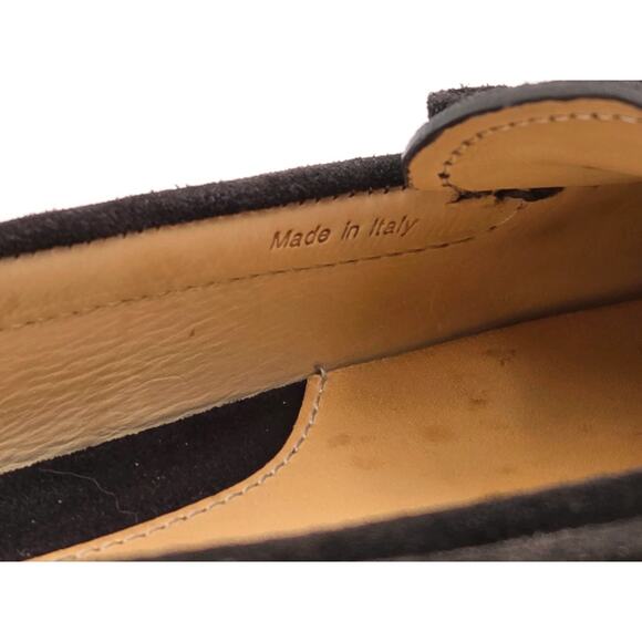 Prada Women’s Loafers Ebano Brown Suede Scamosciato Driving Shoes Itialian - Picture 9 of 16